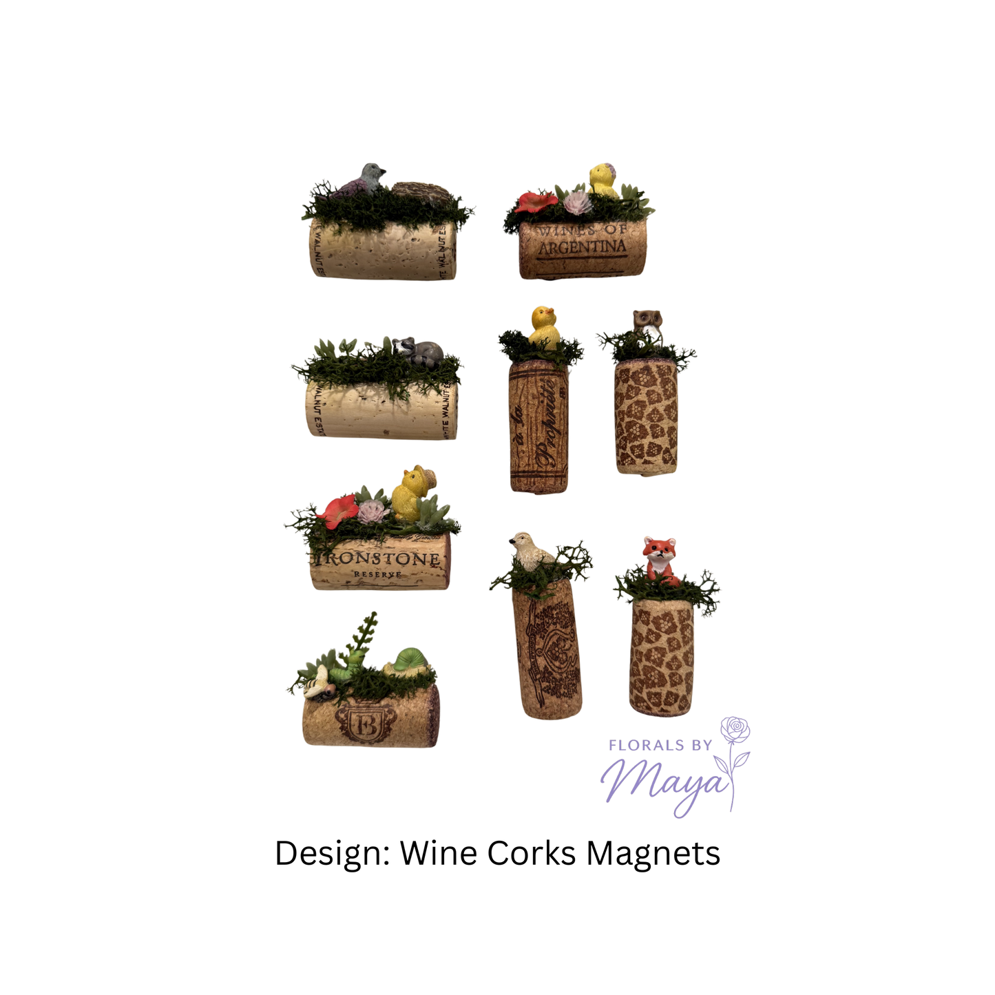 Wine Corks Magnets (Vertical)