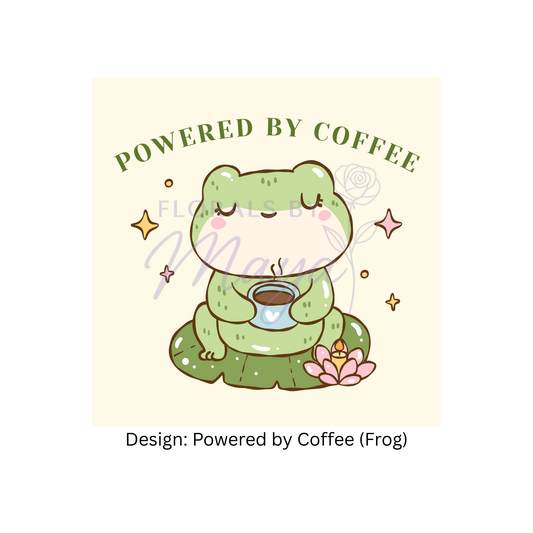 Powered by Coffee (Frog)